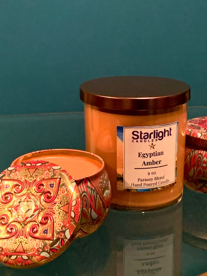 Egyptian Amber Candle