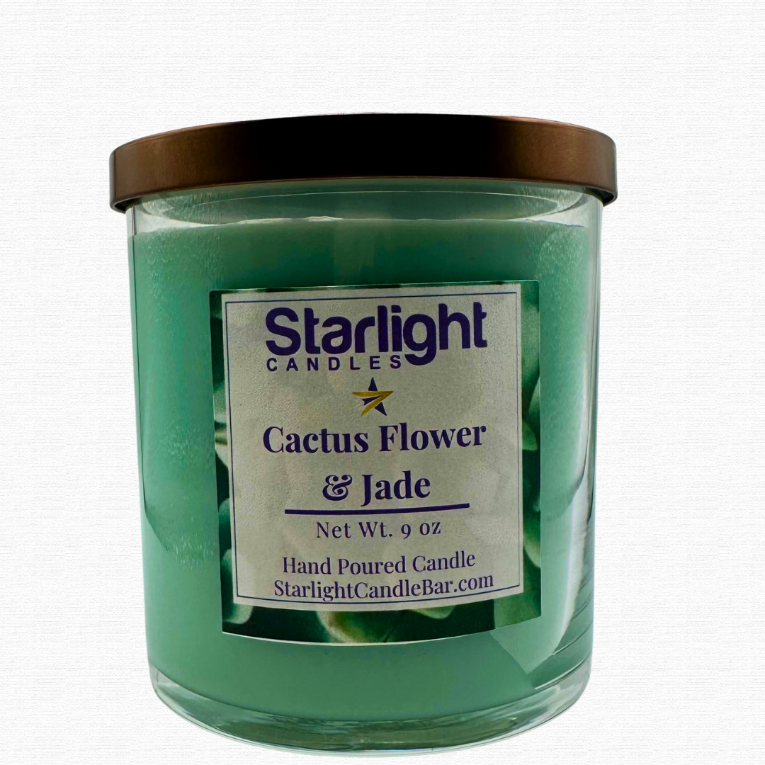 Cactus Flower & Jade Candle