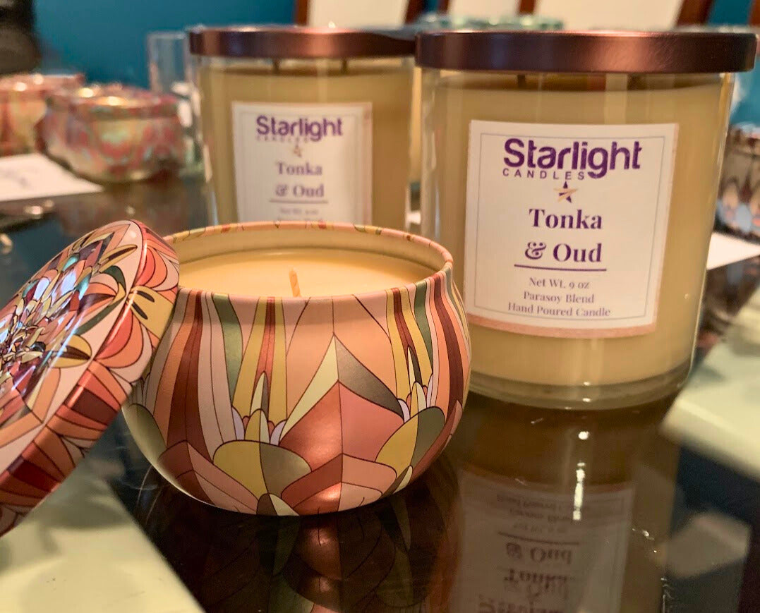 Tonka & Oud Candle